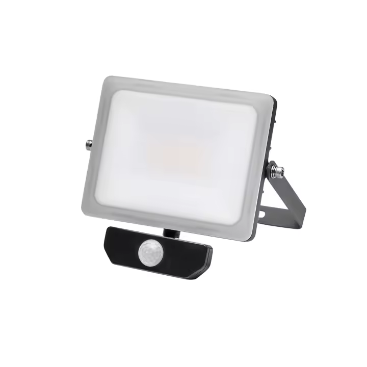SANCO STORE - MAURER Foco Led Plano 10 Watt. Luz Blanca 4000º K  IP 65 800 Lumenes Con Sensor de Presencia - 1