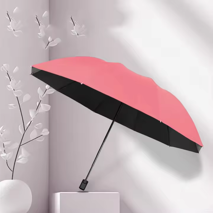 Repele Paraguas de viaje a prueba de Viento, Clásico a prueba de Viento plegable Automático compacto - 1