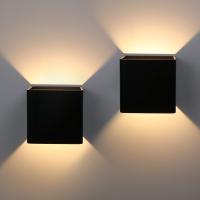 Sconce De Pared Interior Moderno LED Negro 10W Fijación En La Pared Material De Aluminio Lámpara Dual Hacia Arriba Y Abajo Para Dormitorio Y Estudio - details 5