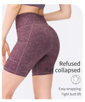 Pantalones cortos de Yoga para mujer, pantalones de camuflaje, cintura alta, ajustados, para gimnasio, Fitness, correr, mallas deportivas, medias de secado rápido S M L XL 2XL - details 32