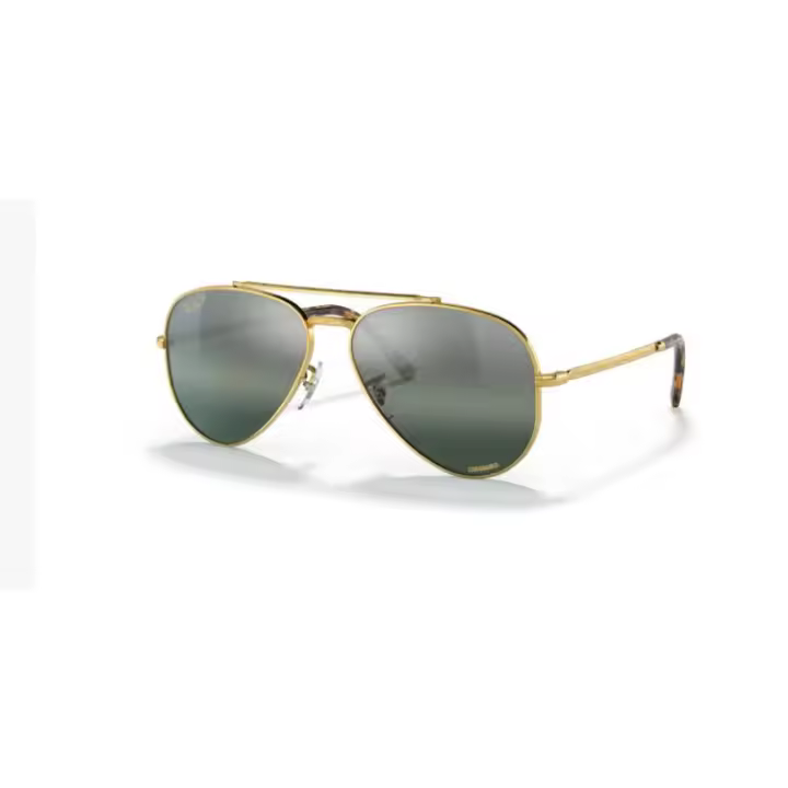 Gafa de sol RAY-BAN 3625 NEW AVIATOR 9166G6 LEGEND GOLD/POLAR CLEAR GRADIENT DARK BLUE CALIBRE 58 - 1
