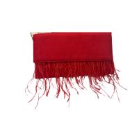 Bolso de Fiesta Bolso plano sobre de Mano Antelina Solapa con Plumas - details 2