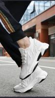 Zapatos De Elevación Para Hombre Verano Malla Transpirable Zapatillas Deportivas Mayor Altura Interior 7cm Exterior Casual Blanco Zapatos Más Altos - details 10