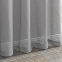 JINCHAN Cortinas Transparentes De 1 Panel Para Sala De Estar Y Dormitorio Efecto De Tela De Lino Cortina De Ventana Con Bolsa De Rodamiento Modernas Y Sencillas - details 30