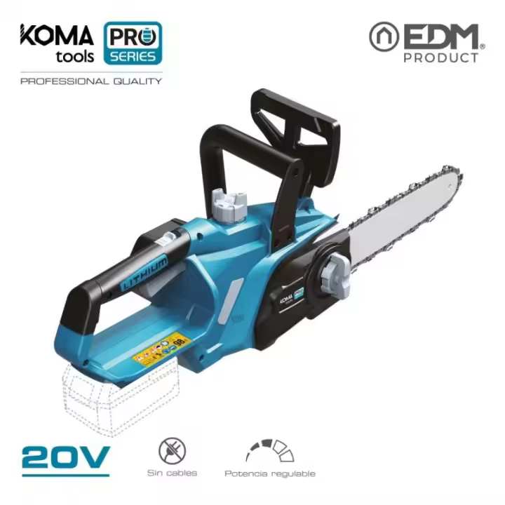 Motosierra 20V Koma Tools Pro Series Battery EDM - Potente y Versátil - 1