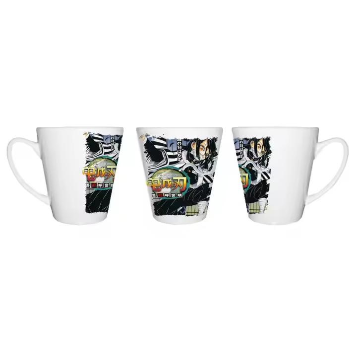 MERCHANDMANIA TAZA CÓNICA kimetsu no yaiba pilar serpiente Obanai Iguro temporada 4 conica personalizada - 1