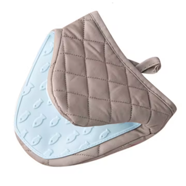 1 UNID Silicona Anti-escaldado Horno Guantes Mitones Potholder Cocina Silicona Guantes Bandeja Plato Tazón de fuente Horno Handschoen Mano Clip - 1