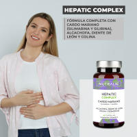 Cardo Mariano Hepatic Complex - 2092mg - Alcachofa + Diente León Detox Hígado - Desmodium + Colina - Milk Thistle 80% Silimarina 30% Silibina - Liver Detox - 60 Cápsulas Veganas - Nutralie - details 0