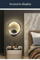 Lámpara De Pared Moderna De Lujo En Metal Estilo Nórdico Creativa Para Dormitorio Sala De Estar Restaurante Decoración Interior Luz De Pasillo - details 1