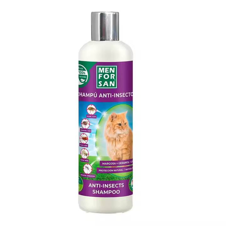 Menforsan Champú Anti Insectos Gatos 300 ml - 1