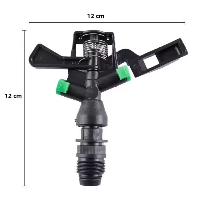 Rociador Automático Ajustable De 360 Grados Para Jardín Y Agricultura Con Mangue De 1/2 Pulgada Rojo Y Blanco - 1