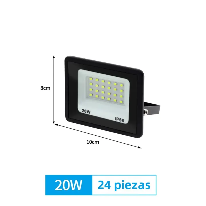 Fuente De Luz LED De Alta Brillo IP66 Impermeable 100W 200W 300W Para Iluminación Exterior De Jardín Y Calle - 1