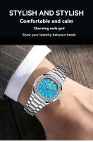Reloj De Pulsera De Cuarzo Para Hombres RUIQI Con Pulsera De Acero Inoxidable Y Incrustaciones De Diamante Resistente Al Agua Y Luminosa - details 1