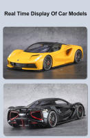 Coche De Juguete Diecast Lotus Eviya 1:24 Con Luz Y Sonido Puertas Abiertas Función De Retroceso Aleación Resistente Para Niños - details 14