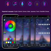 Tira De Luces LED RGB Bluetooth USB 5V Con Controlador 5050 Flexible 1M 2M 3M 4M 5M Para Iluminación De Fondo De TV Y Sala De Estar - details 1