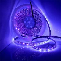 Tira De Luces LED UV Azul 16.4 Pies/5 Metros 12VDC SMD3528 300 LEDs UV No Impermeable Fijaciones De Luz Negra - details 0
