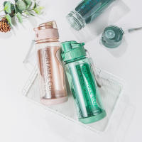 Botella Deportiva De Viaje 500ml Plástica Transparente Y Sellada Para Gimnasio Y Exteriores Botella De Bebida Portátil - details 9