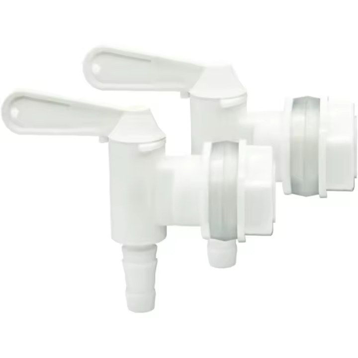 Grifo de Agua de plástico, 2 piezas, Grifo de plástico, Grifo de Cubo de plástico, Grifo de Cubo de plástico para el hogar, Grifo de Agua de repuesto para Cube de fermentación - 1