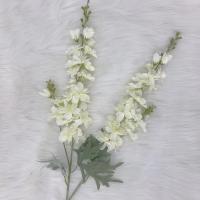 Rama De Flores Artificiales Delphinio De Seda Con 2 Cucharas Para Decoración De Hogar Boda Hotel Flor Artificial Fleur Artificielle - details 9