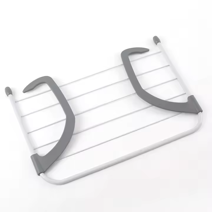 1pc Hanger Plegable Multifuncional Para Ropa Socks Y Zapatos Hanger De Almacenamiento Para Balcones Eco-amigable Y Desechable - 1