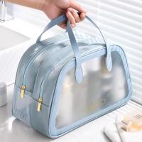 MEJORADA MT-103 Neceser de Maquillaje Impermeable con Separación Seco/Húmedo – PVC Transparente, Disponible en Dos Tamaños - details 4