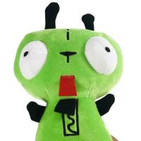 Figura De Peluche Alien ET 3D Ojos Verdes Invader ZIM GIR Para Perros Juguete Suave Coleccionable Regalo De Navidad Para Niños Material De Peluche Relleno De Algodón PP Tamaño 20cm Unisex - details 5