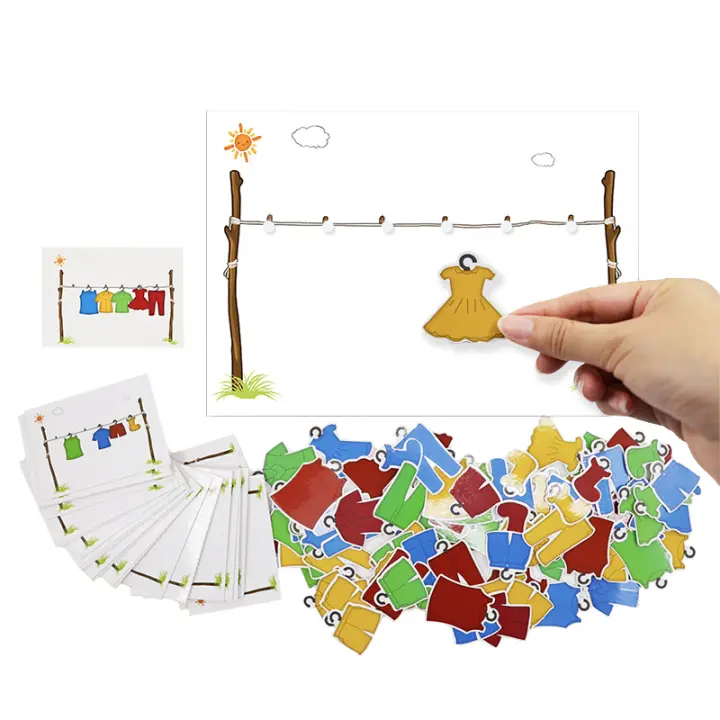 Juguete Educativo Montessori DIY Material Matemático Juego De Encaje De Colores Y Formas Para Niños Aprendizaje Temprano Juguetes De Enseñanza - 1