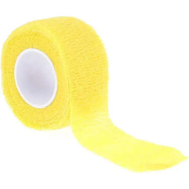 12 Rolls Venda Self-Cohesiva 2,5 cm x 4,5 m Deportivo Cohesivo Cinta Bendaje Adhesiva para Protegen Dedos, MuñecasTobillos - 1