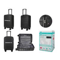 Maleta Trolley Poessa ABS Lagart Negro - 34x23.5x55 Cm - 4 Ruedas Dobles - details 3