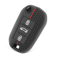 Carcasa De Silicona Para Llave De Coche Compatible Con Peugeot 308 Citroen C3 C4 Cactus C6 Berlingo Protección Con Llavero 2024 2023 - details 1
