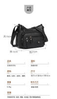 Bolso de hombre para Mujer, de Piel sintética, con textura de gran capacidad, moda, sencillo, para Madres de Mediana Edad. - details 32