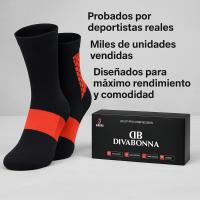 DEBEKOR PRO SPORT Pack 3 Calcetines Deportivos Hombre – Compresión, Sin Costuras, Antideslizantes, Transpirables - details 5