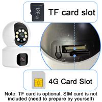 Cámara IP V380 pro Con Doble Lente Visión Nocturna Vigilancia Infantil Inalámbrica 4G Alarma De Movimiento AI Detectar Humanos Seguridad CCTV Doméstico - details 2