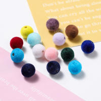 30Pcs Bolas De Terciopelo Acrílico Colorido 8/10mm Para DIY Joyería Collar Pulsera Pendientes Accesorios De Manualidades - details 5