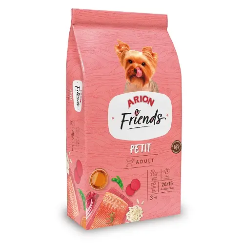ARION FRIENDS PETIT Pienso para Perros de Razas Pequeñas con Salmón, 3 kg - 1