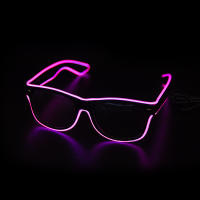 Gafas LED Neón Para Fiesta Con Luces Fluorescentes Gafas Luminosas Brillantes Regalo Único Para Eventos Nocturnos Y Fiestas - details 1