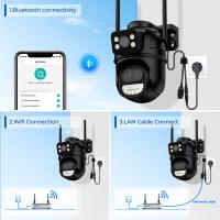 Cámara IP HD 6K 12MP WiFi Exterior Con Zoom 8X Tres Lentes Pantalla Doble PTZ Seguimiento Automático CCTV De Seguridad 6MP Monitoreo De Vigilancia - details 11