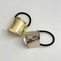 Diadema Geométrica De Metal Para Mujer Diadema Elástica De Cinta De Goma Estilo Coreano Accesorio Para El Cabello De Alta Gama - details 4