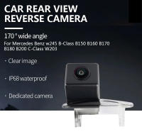Cámara De Visión Trasera Para Coche Compatible Con Mercedes Benz W245 B-Class B150 B160 B170 B180 B200 C-Class W203 CCD NTSC Impermeable - details 0