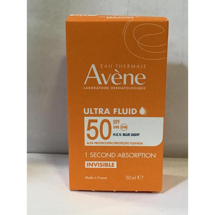 Avene Ultra Fluid SPF 50 Invisible Absorción en 1 segundo 50 ml — oferta en Miravia