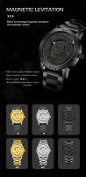 Reloj De Pulsera De Cuarzo Para Hombre FOXBOX Diseño De Cráneo Lujo Acero Inoxidable Deportivo Militar Resistente Al Agua Estilo Casual - details 6