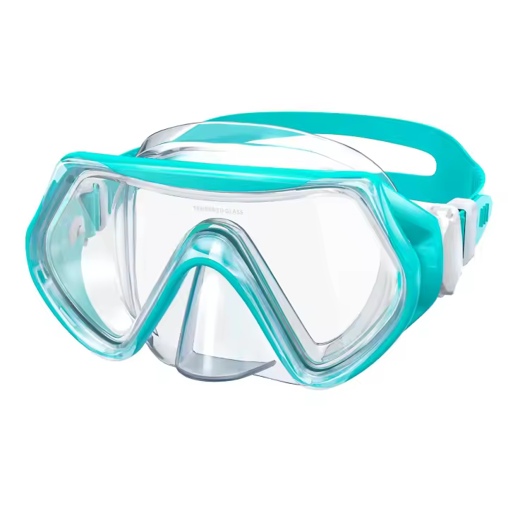 Verde - Gafas de Nación para Niños Findway - Máscara de Buceo - Cubierta PARA LA Nariz - 1