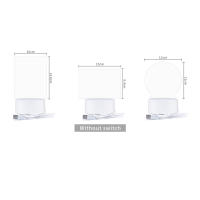 Lámpara De Noche USB Luminosa De Acrílico Con Tablero Erasable Luz Creativa LED Transparente Para Mesa Iluminación De Ambiente Contemporáneo - details 1