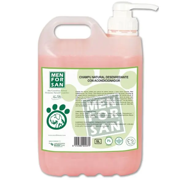 MENFORSAN CHAMPU PERRO CON ACONDICIONADOR 5 LT - 1