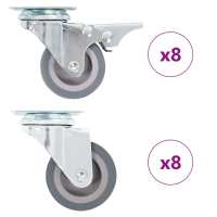 vidaXL Ruedas Giratorias con Diámetro 50mm Manipulación Materiales Muebles Cantidad 4 unidades,  8 unidades,  12 unidades y mas - details 1