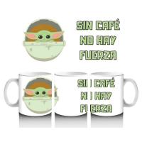 Taza Cerámica Baby Yoda Sin Café No Hay Fuerza 350 Ml Star Wars Stamina - details 0