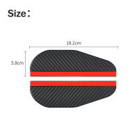 Cepillo De Lluvia Para Espejo Retrovisor De Coche Universal Fibra De Carbono Visión Clara Accesorios De Coche Resistentes Al Agua - details 1