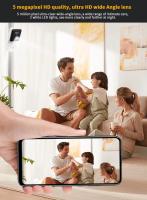 Cámara IP Wifi Mini SMART LIFE 5MP Vigilancia HD Inalámbrica Monitoreo De Bebé Para El Hogar Con Detección De Movimiento Tuya Negro Soporte Hasta 128GB - details 3