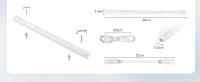 Aigostar Luz Bajo Mueble Cocina con Interruptor 9W 990lm Luz LED Armario, 230V Luz Blanca Fria 6500K, Luces para Vestidor Tira LED Armario 572*23*34mm, 2 pcs - details 4