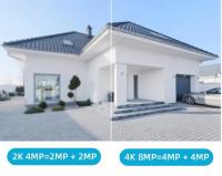 Cámara de vigilancia WiFi 4K 8MP, lente dual, zoom digital 4X, detección humana AI, ONVIF, cámaras IP PTZ de seguridad para exteriores - details 1